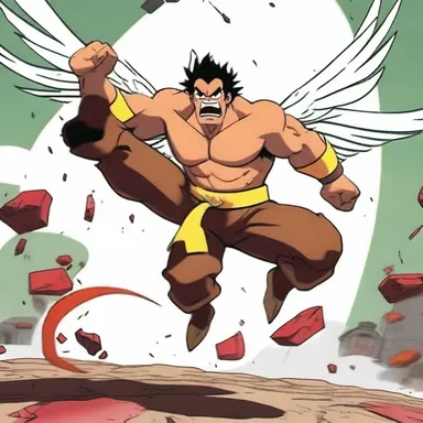 In the animated series, the character would frequently fly off the handle and create chaos with his anger.