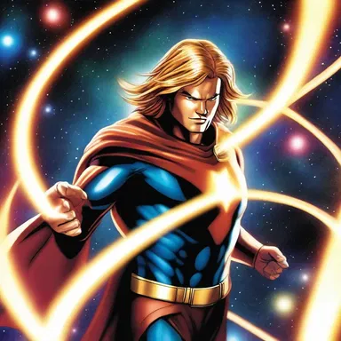 After battling against evil forces throughout the galaxy, the hero finally winds up as the savior of the universe.