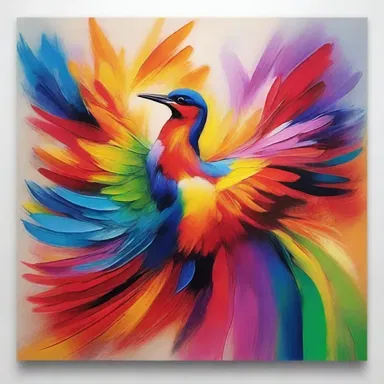 The intricate brushstrokes and vibrant colors wind up creating a breathtaking masterpiece on the canvas.
