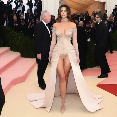 The provocative dress she wore to the event was designed to wind up people's desires.
