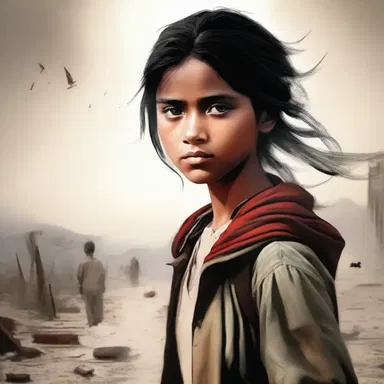 The protagonist in the novel is an exemplification of resilience and determination in the face of adversity.