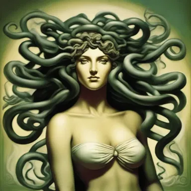 In Greek mythology, Medusa serves as an exemplification of the consequences of vanity and arrogance.
