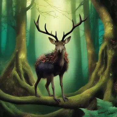 The enchanted forest was filled with conspicuous creatures that could only exist in the realm of fantasy.