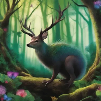 The enchanted forest was filled with conspicuous creatures that could only exist in the realm of fantasy.