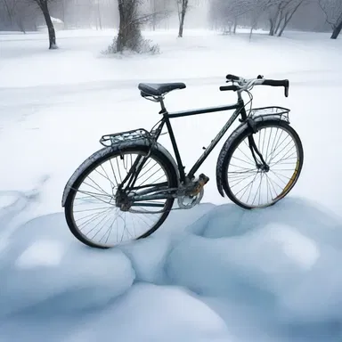 Why did the bicycle and the car collide? Because they couldn't brake the ice!
