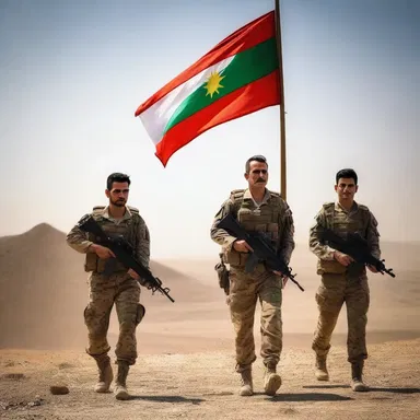 In the fantasy world, the Peshmerga possess magical powers that help them in their quest to establish a Kurdish kingdom.