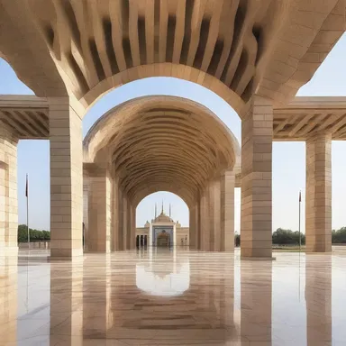 The architect incorporated elements inspired by the Peshmerga's symbol into the design of the memorial building.