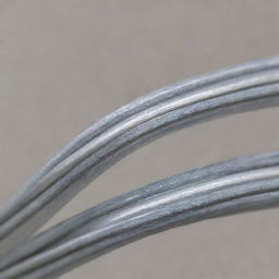 Close-up image of a coiled wire with its free ends wound around the coil to prevent unwinding.