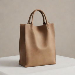 An image of a bag from the collaboration between Rick Owens and Jacquemus. The design combines the unique aesthetics of both designers.