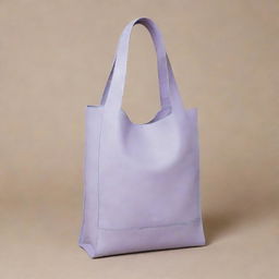 An image of a bag from the collaboration between Rick Owens and Jacquemus, incorporating layered designs influenced by the delicate, soothing essence of lavender.