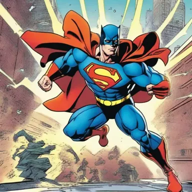 In the superhero comic, the hero's centrifugal force was countered by a centripetal force that brought him back to the center of the battle.