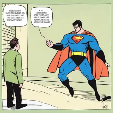 The superhero was miffed at the villain's constant escapes, vowing to catch him once and for all.