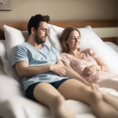 The couple held hands tightly as they watched a romantic movie, feeling as if they were embraced in an epidural anaesthesia of love.