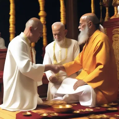 During the sacred ceremony, the high priest performed a ritual where he administered epidural anaesthesia to the spiritual leader, ensuring he would experience tranquility and peace throughout the religious service.