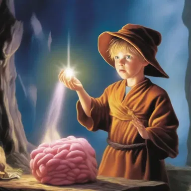 The ham-fisted apprentice struggled to cast even the simplest spells in the fantasy world.