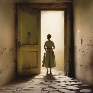 In novels and stories, the nominative case is employed to introduce the subject of a sentence, like in the sentence, 'Emma walked slowly towards the mysterious door.'