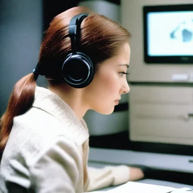 In the movie, the main character underwent a hearing test using an audiometer to portray the realism of the scene.