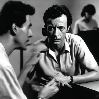 The horror film included a scene where the protagonist's hearing was assessed with an audiometer, creating suspense and tension.