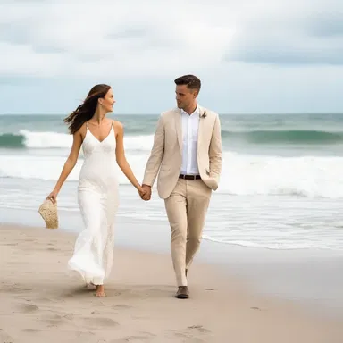 As they walked along the beach, the couple admired the undulating waves crashing against the shore.