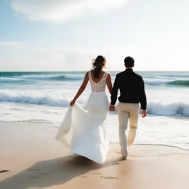 As they walked along the beach, the couple admired the undulating waves crashing against the shore.