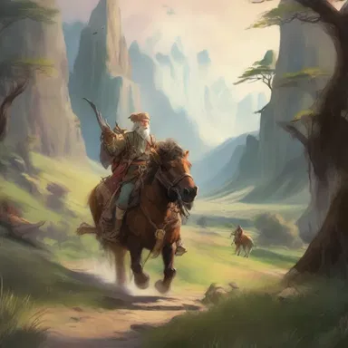 In the realm of fantasy, the overland journey was filled with enchanting creatures and magical landscapes.