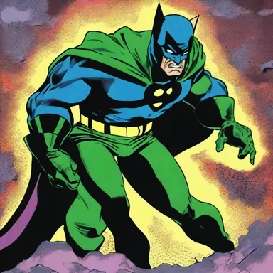 The comic book villain had a trenchant gaze that struck fear into the hearts of heroes.