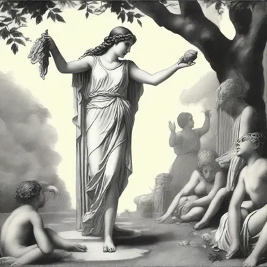 In ancient Greek mythology, there is a story of a young girl who was cursed with favus by a vengeful goddess.