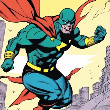 The superhero's arch-enemy had a distinctive appearance, with a scalp covered in favus, making him easily recognizable.