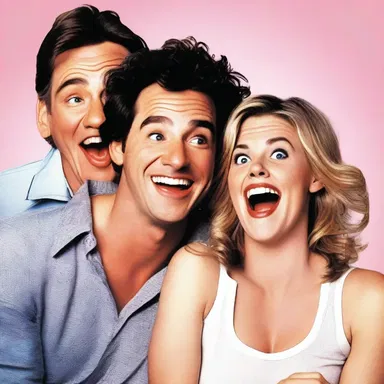 In the romantic comedy movie, the lead characters make fun of each other's quirks and idiosyncrasies, resulting in laughter and fondness.