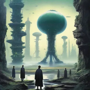 In the science fiction novel, the protagonist encounters a group of pluralist philosophers who argue that the phenomena of nature cannot be explained by any one theory.