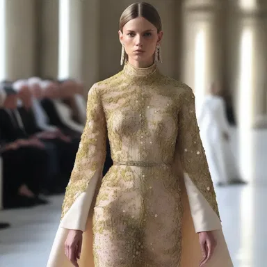 The fashion world was shocked when a pluralist priest walked the runway in a designer gown.