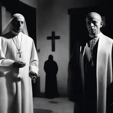 The horror movie depicted a sinister pluralist priest who used his multiple benefices for evil purposes.