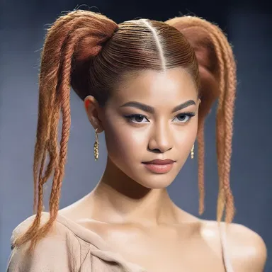 The character's hair was always on fleek, with each strand perfectly styled to complete their unique look.