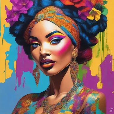 The artist's painting featured vivid colors and intricate details, showcasing their skills in creating a truly fleek masterpiece.