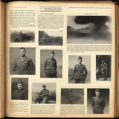 The scrapbook preserved the newspaper clippings, photographs, and personal accounts of a soldier during World War II, providing valuable insights into the historic events of that time.