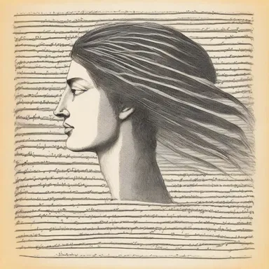 In the fantastical world of the novel, the ancient language was written using hair spaces.