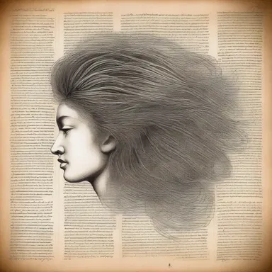 In the fantastical world of the novel, the ancient language was written using hair spaces.