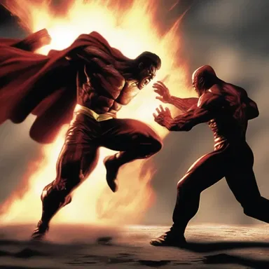During the intense battle scene, the antagonist unleashed a hypotonic attack that weakened the hero.