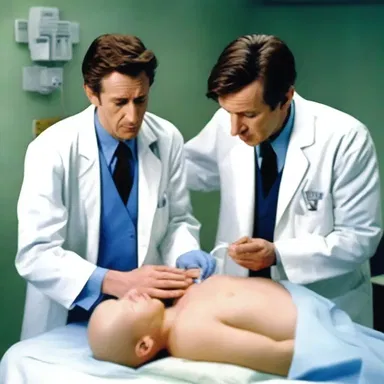 In the movie, the doctor used a saline solution to revive the unconscious patient.
