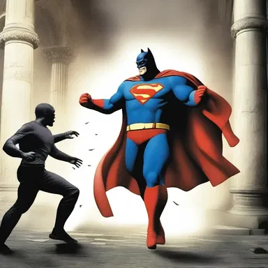 In the climactic scene, the hero bestirred himself to defeat the villain and save the day.