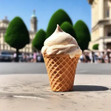 Why did the ice cream hide during the canicule? Because it didn't want to melt under the scorching sun!