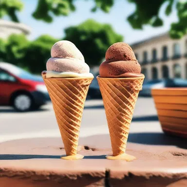 Why did the ice cream hide during the canicule? Because it didn't want to melt under the scorching sun!