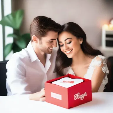 As a gesture of his love, he surprised her with a box full of sugar, symbolizing their sweet and prosperous future together.
