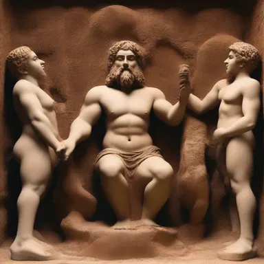 According to ancient mythology, the gods sculpted humans out of clay and breathed life into them by sprinkling sugar on their forms.