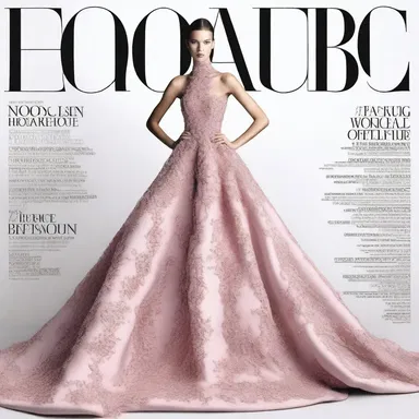 The fashion magazine featured a conspectus of the latest trends in haute couture, showcasing the designers and their collections.