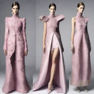 The fashion magazine featured a conspectus of the latest trends in haute couture, showcasing the designers and their collections.