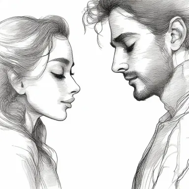 As they held hands, he whispered sweet nothings into her ear, his words drifting between them like a magical serum.