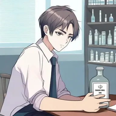 The protagonist in the novel was searching for a serum that could cure a deadly disease and save his beloved sister's life.