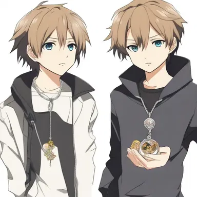 In the popular anime series, the protagonist carries a pendant containing the cremains of his deceased loved one.