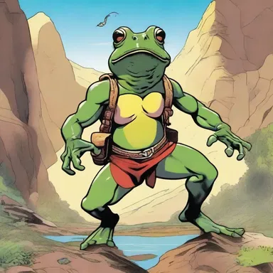 The tarahumara frog has become a beloved character in the comic book world, with its daring feats and charming personality showcased in 'Frogman: The Legendary Hero'.